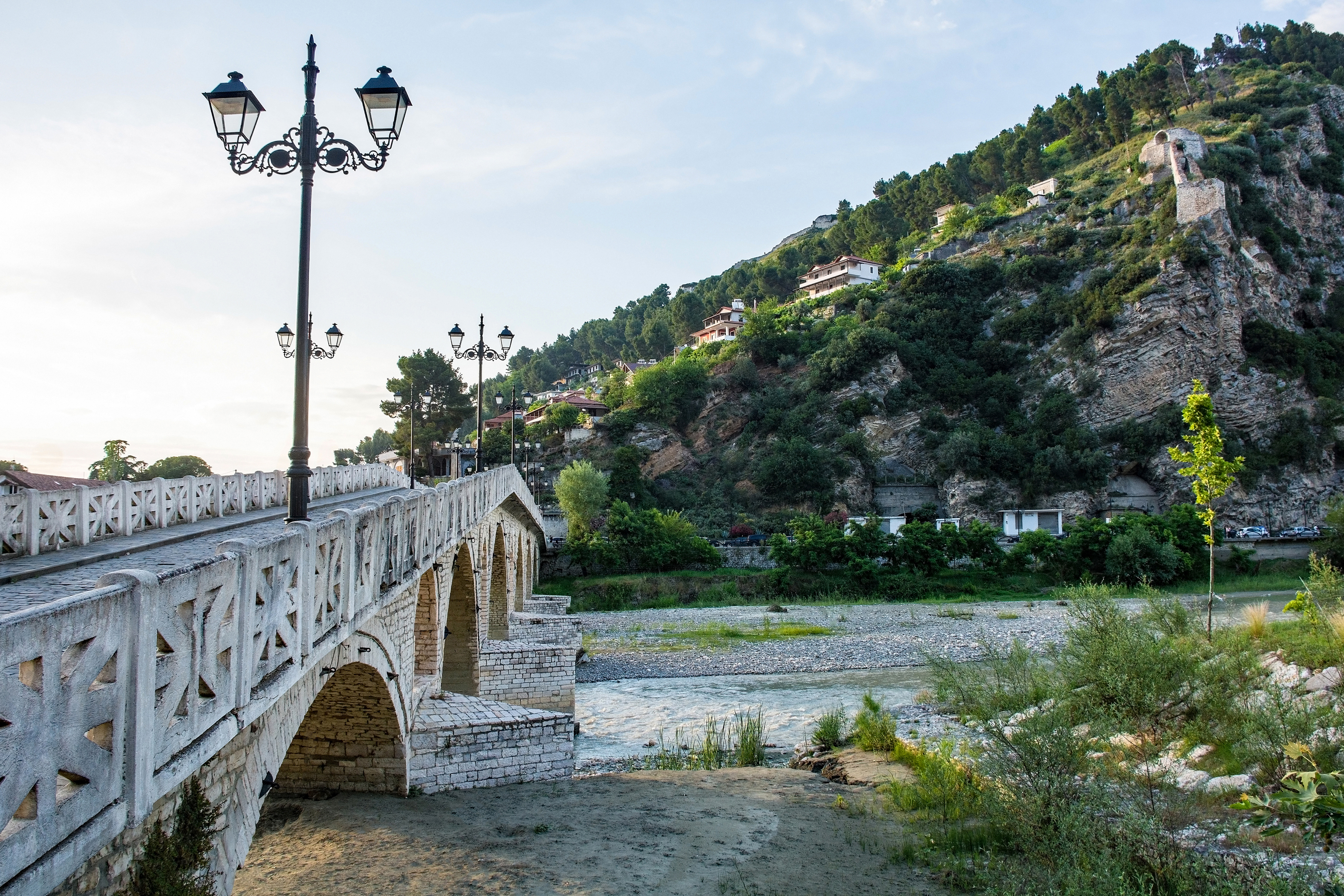 Reiseziel Europa, Albanien, Berat Gorica Brücke
