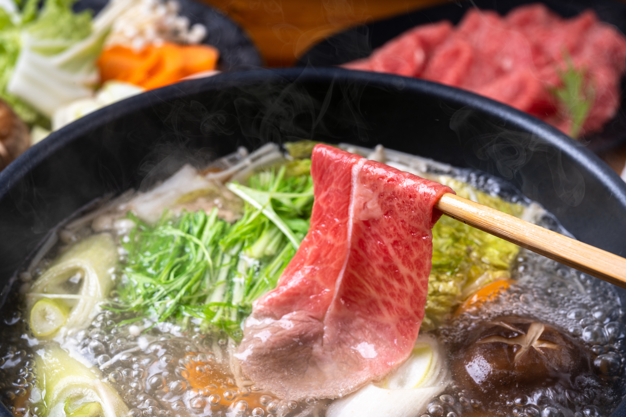 Reiseziel Asien Japan, japanisches Gericht Shabu-shabu