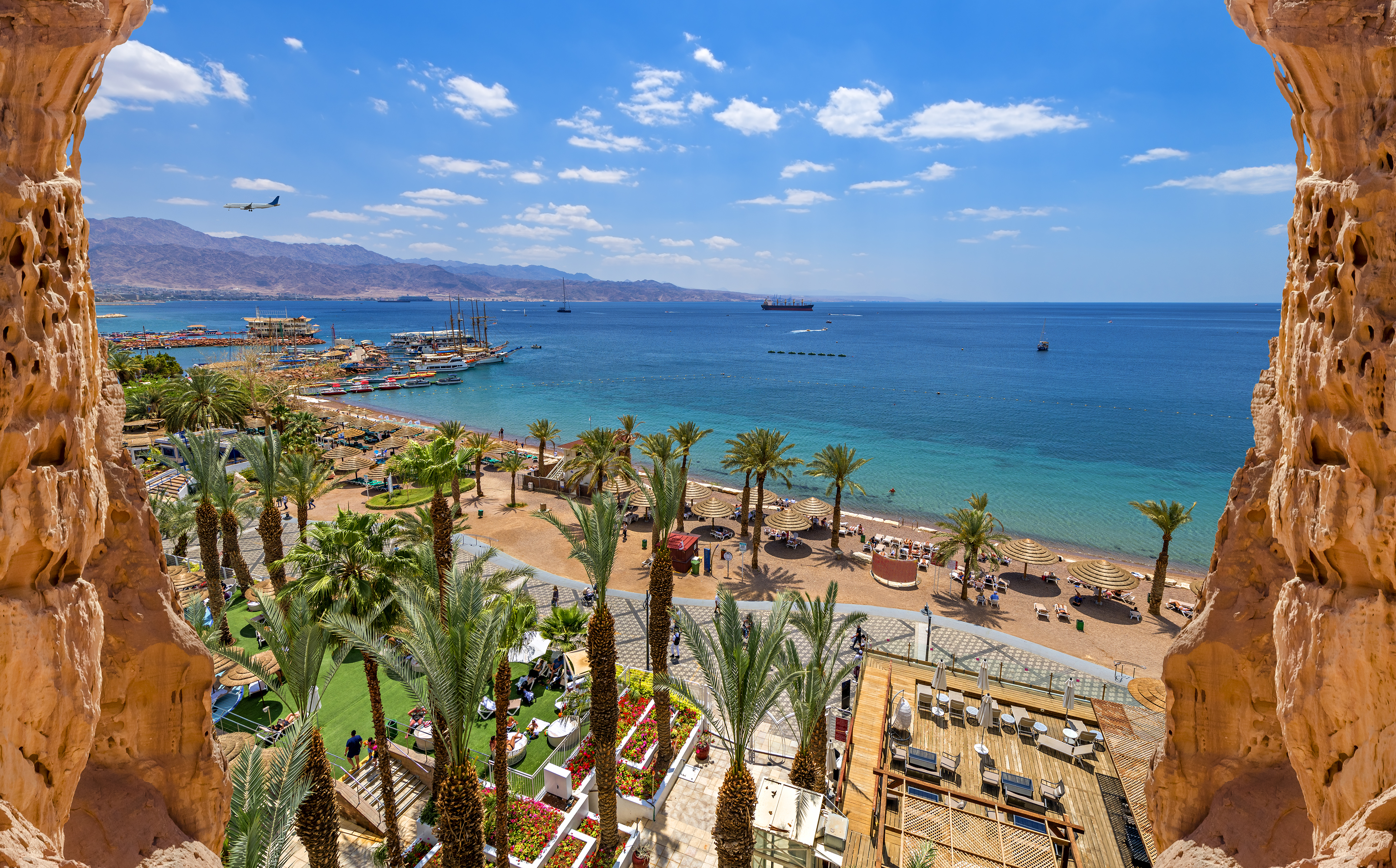 Reiseziel Naher Osten Jordanien,  Blick auf Aqaba