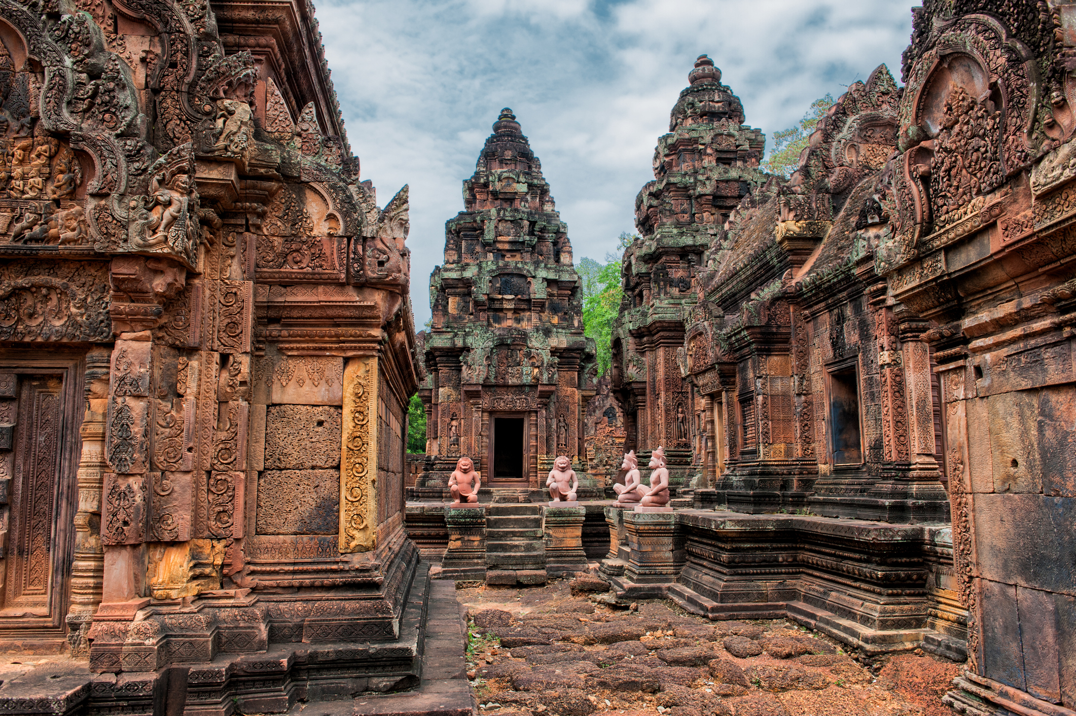 Kambodscha Banteay Srei Tempel