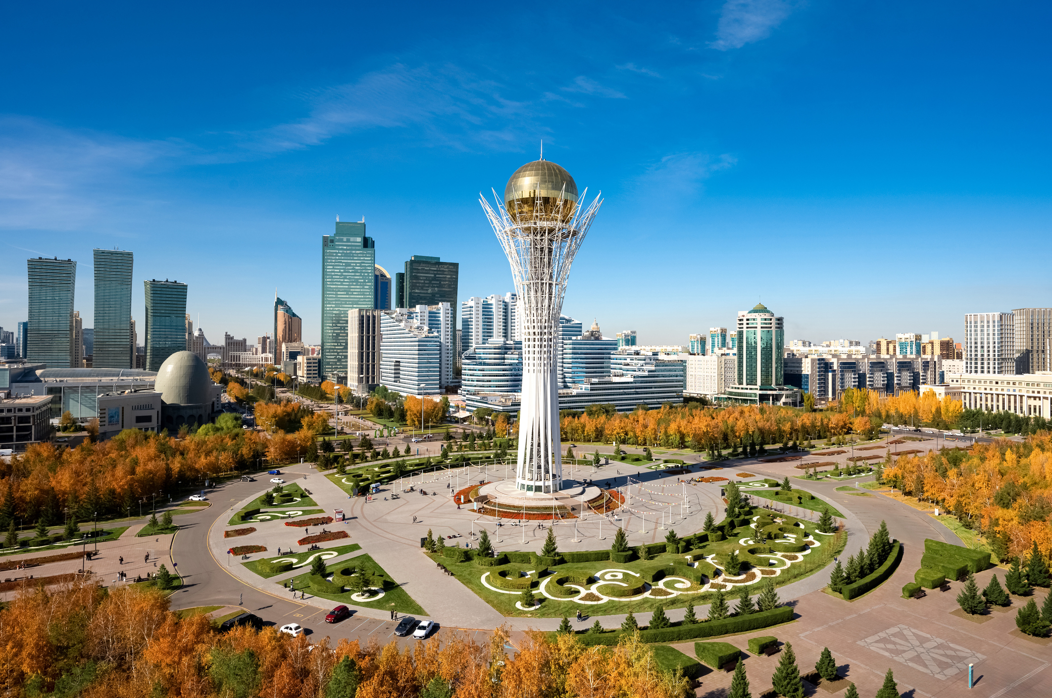Reiseziel Zentralasien, Kasachstan, Astana Baiterek Tower