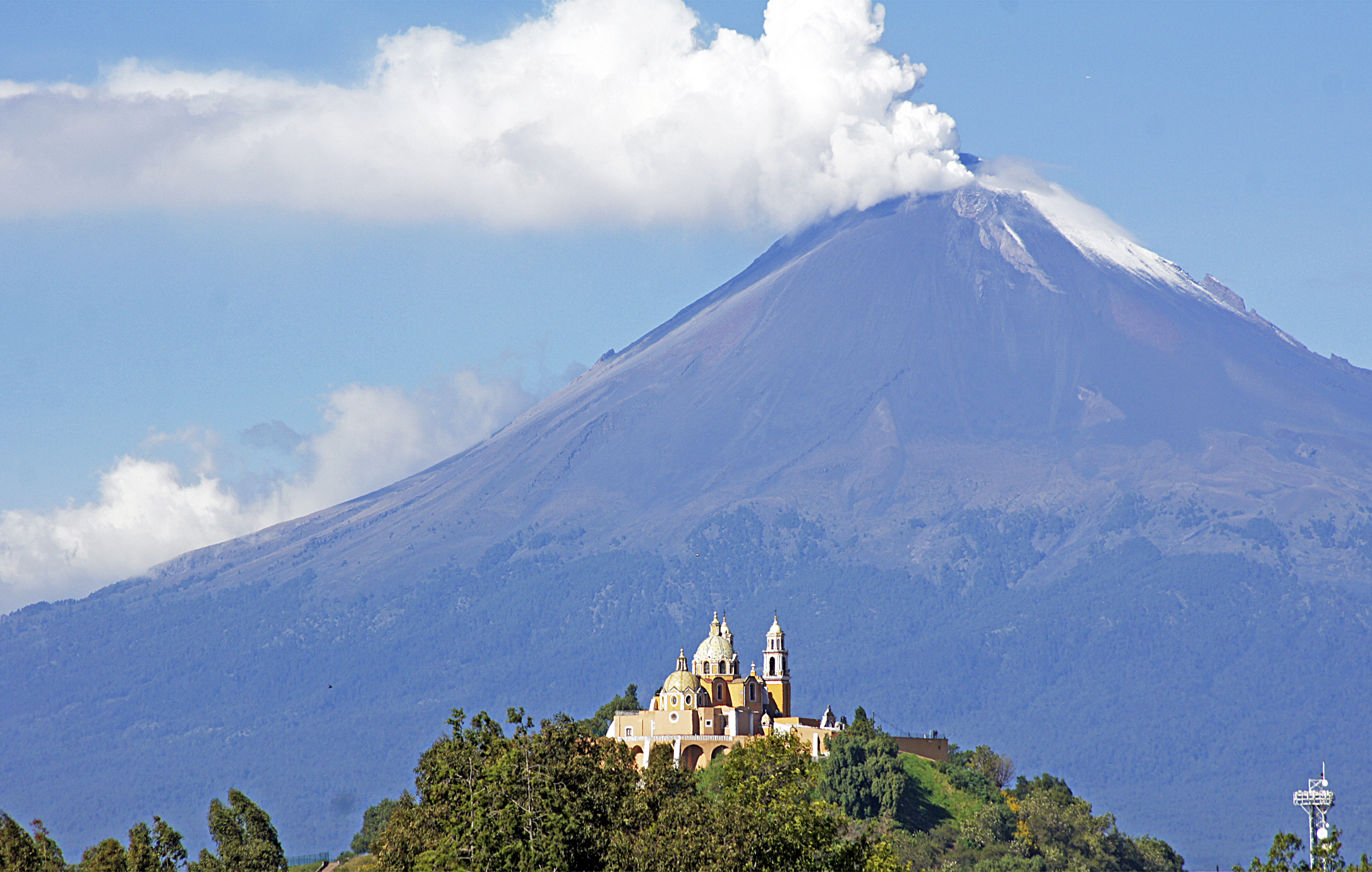 Reiseziel Amerika, Mexiko, Popocatepetl Cholula