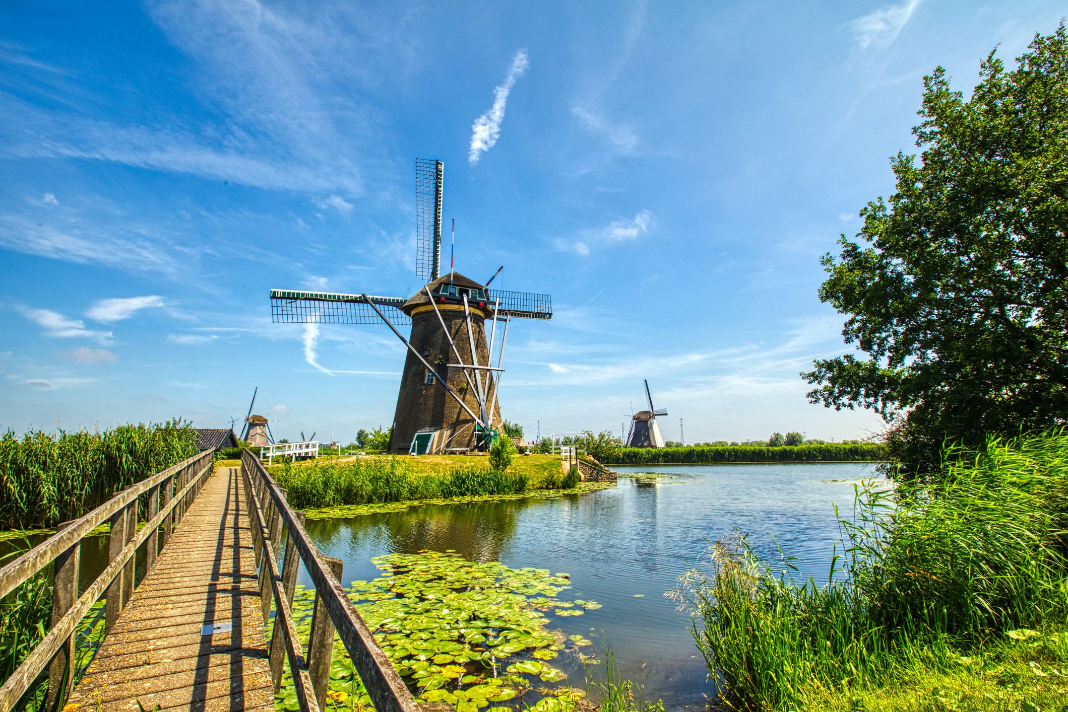 Kinderdijk in Holland