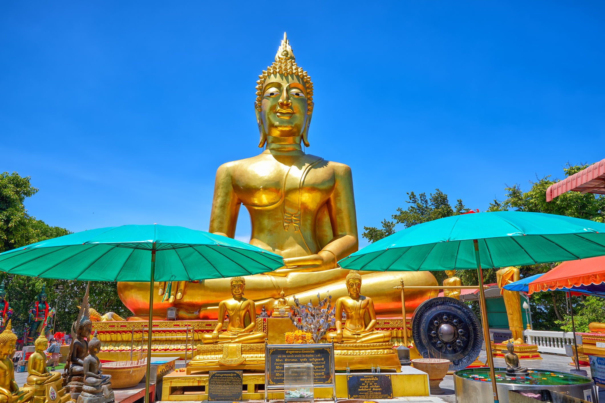 Reiseziel Asien Thailand, Pattaya,  Wat Phra Yai Tempel