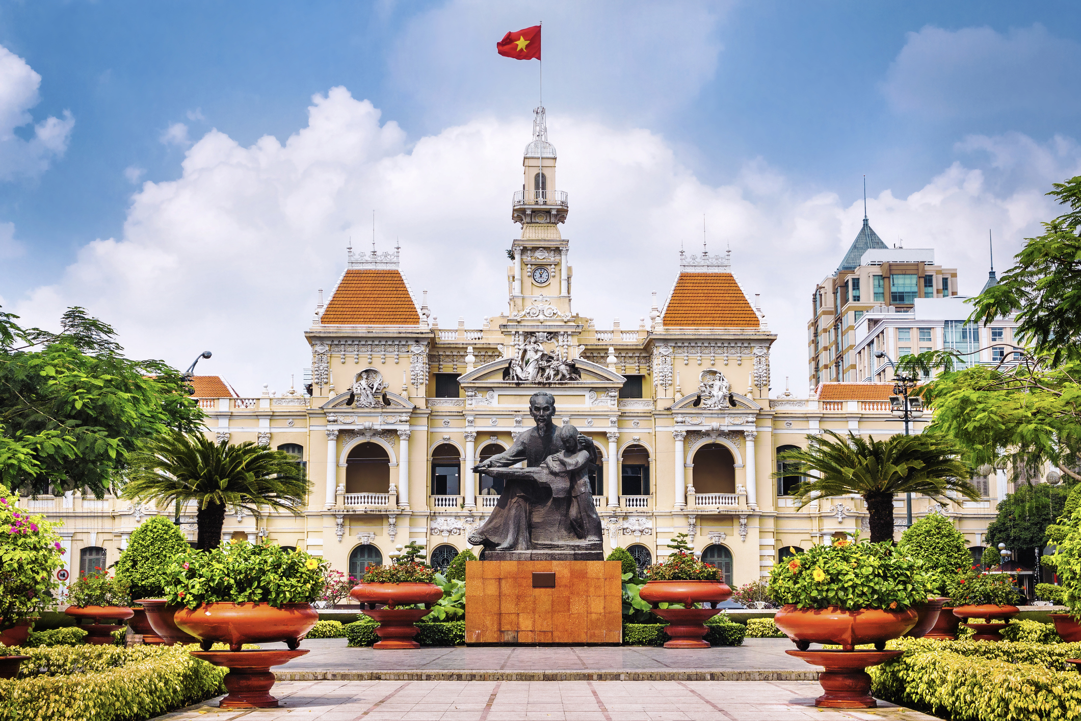 Reiseziel Asien Vietnam, Ho-Chi Minh Stadt Rathaus